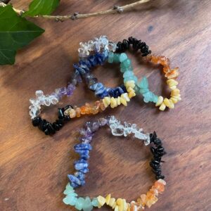 Armband chakra stenar