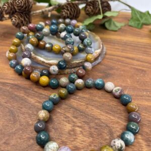 Kristall armband Ocean Jaspis