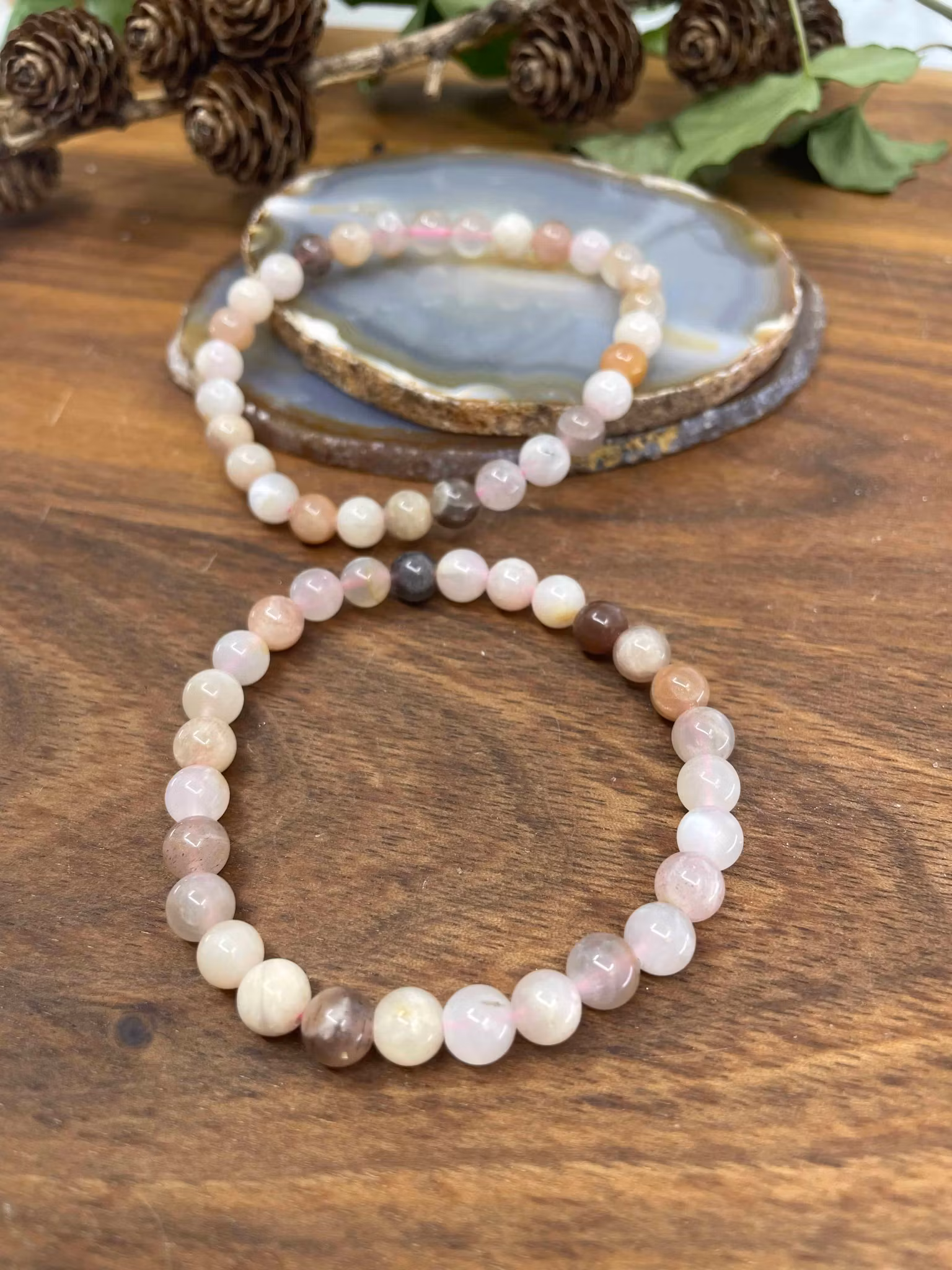 Kristall armband Adular / månsten