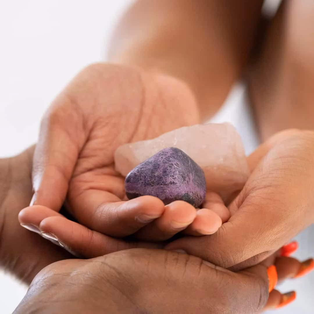 Kristall kitt mot oro och stress