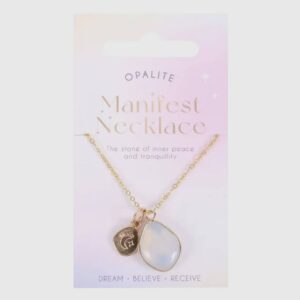 Manifestation halsband med opalit
