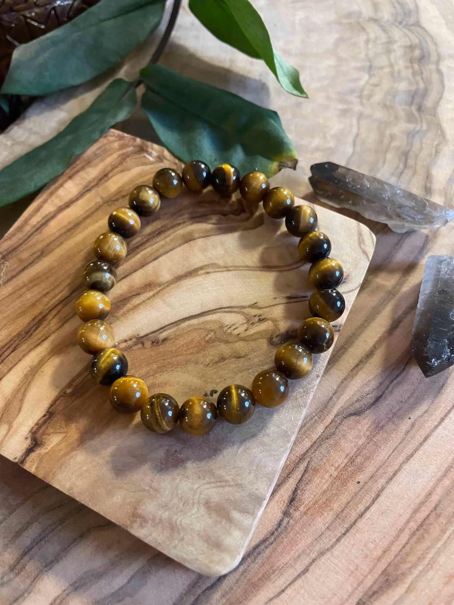 Kristallarmband tiger öga