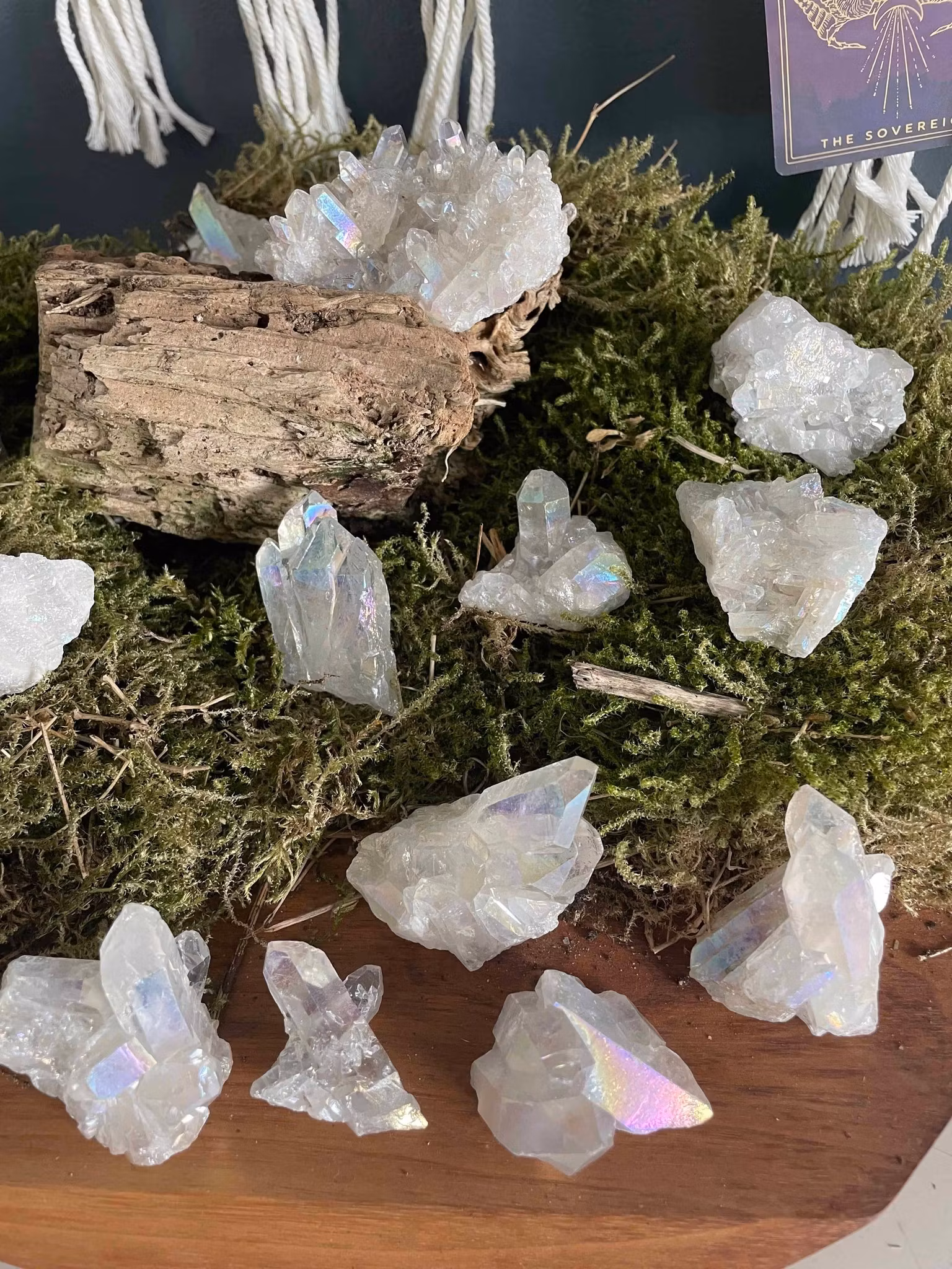 Små kluster Aura kvarts