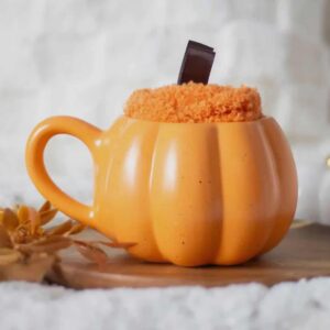 Pumpa mugg med mjuka strumpor