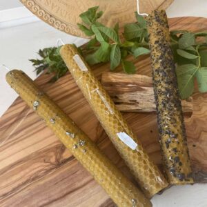 Stora bivaxljus för ritualer