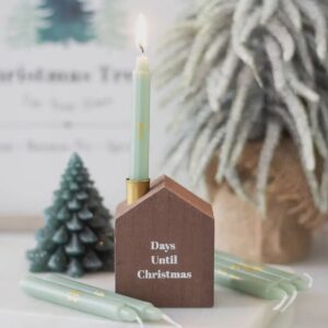 Adventsljusstake räkna ned till jul