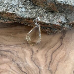 Hänge med naturlig citrin AAA kvalitet