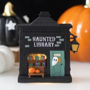 LED dekoration Haunted library