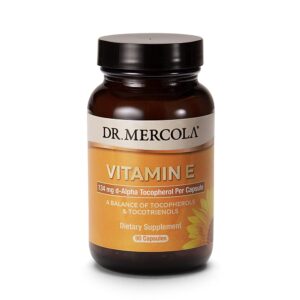 Dr. Mercola Vitamin E med tokoferoler och tokotrienoler 90 kapslar från Dr. Mercola.