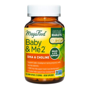 MegaFood Baby & Me 2 Prenatal DHA & Choline 60 kapslar från MegaFood.