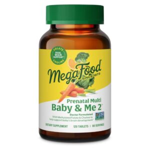 MegaFood Baby & Me 2 Prenatal Multi 120 tabletter från MegaFood.