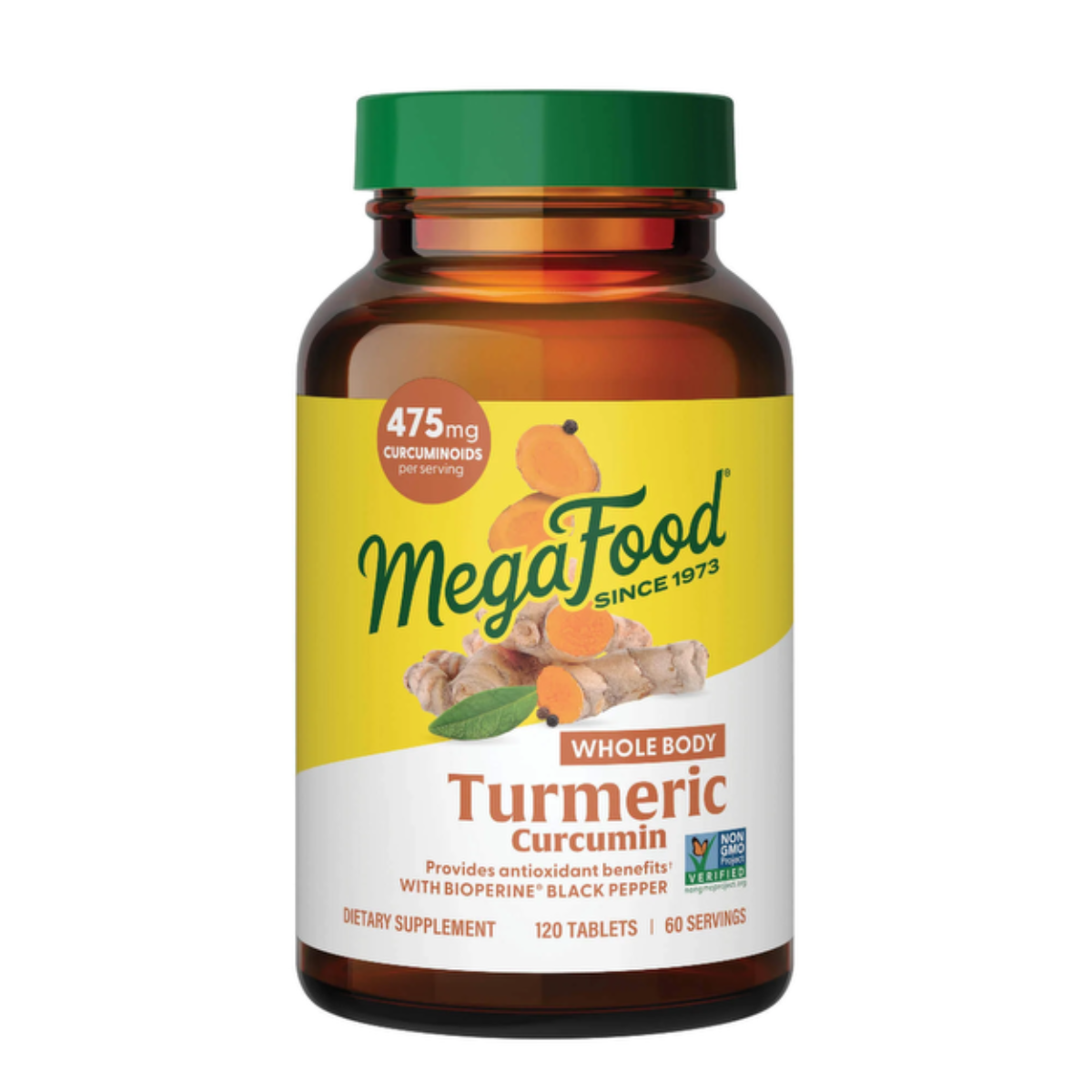 MegaFood Turmeric Strength for Whole Body 120 tabletter från MegaFood.