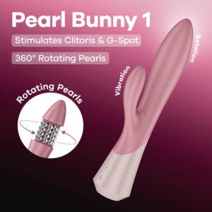 Satisfyer Pearl Bunny 1 Rabbit Vibrator With Pearls från Satisfyer.