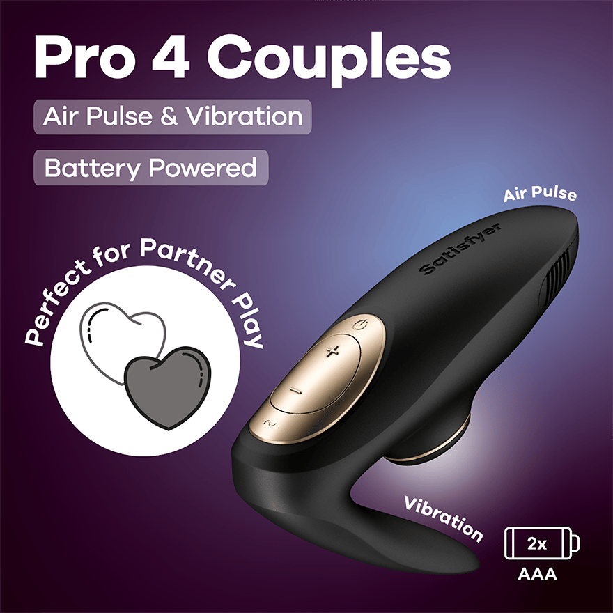 Satisfyer Pro 4 Couples Battery Powered från Satisfyer.