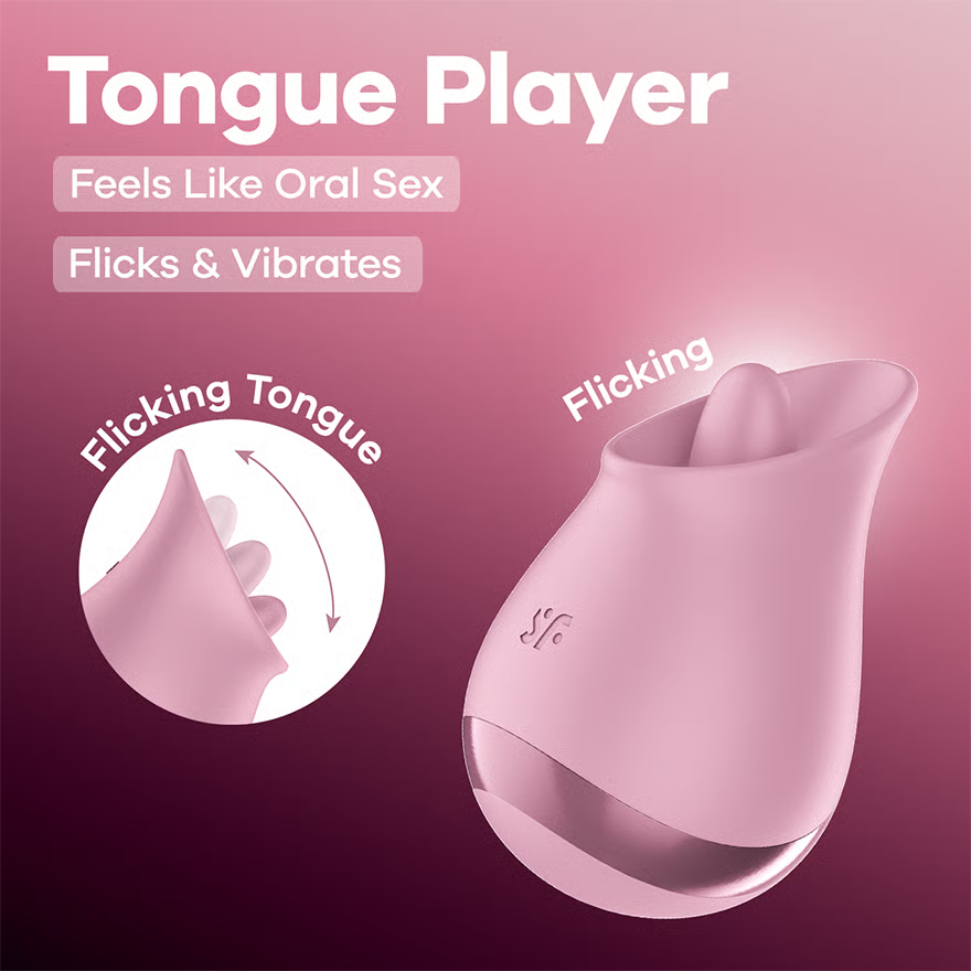 Satisfyer Tongue Player Flicking Clitoral Stimulator från Satisfyer.